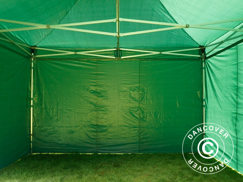 Pop up gazebo FleXtents Xtreme 50 4x4 m Green, incl. 4 sidewalls