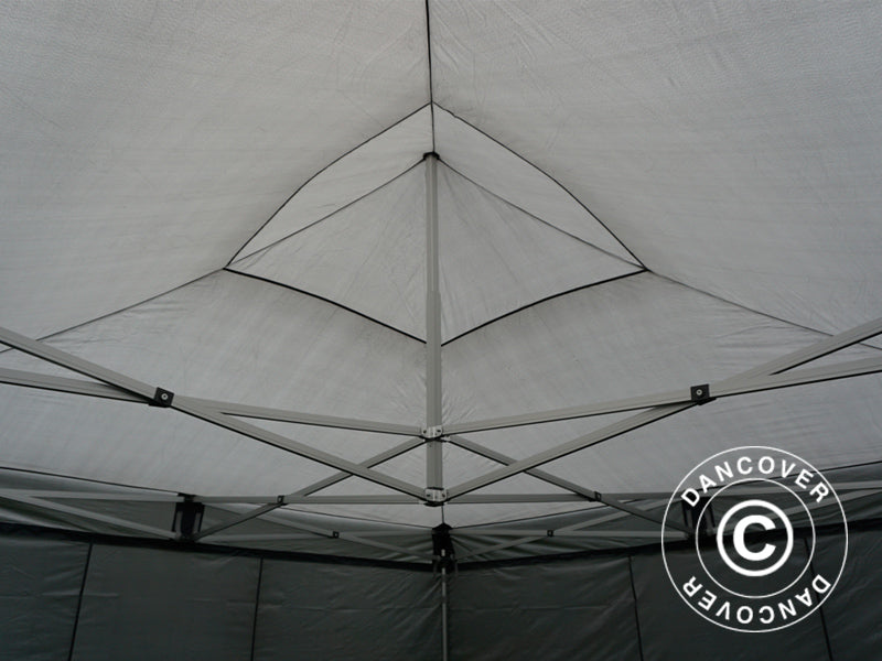 Pop up gazebo FleXtents PRO 4x4 m Grey, incl. 4 sidewalls