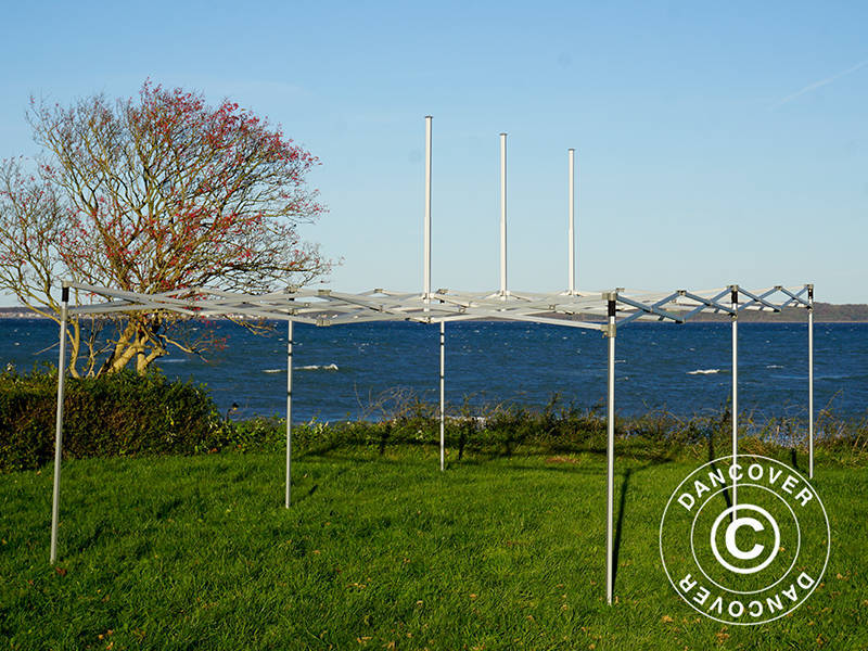 Aluminium frame for pop up gazebo FleXtents Xtreme 50 4x8 m, 6 legs, 50 mm
