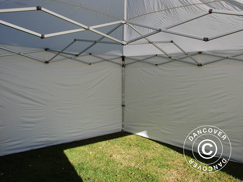 Pop up gazebo FleXtents PRO 5x5 m White, incl. 4 sidewalls