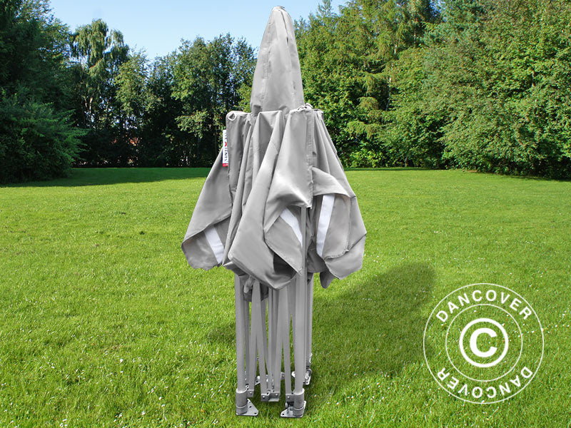 Pop up gazebo FleXtents PRO Peak Pagoda 3x3 m Latte, incl. 4 sidewalls