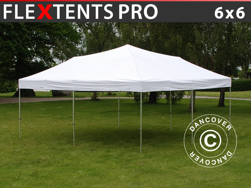Pop up gazebo FleXtents PRO 6x6 m White