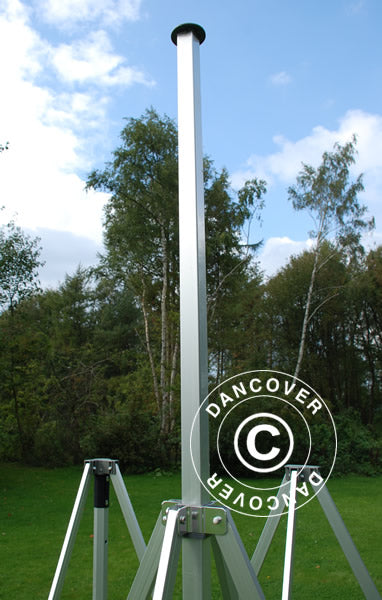 Pop up gazebo FleXtents PRO Peak Pagoda 3x6 m Black, incl. 6 sidewalls