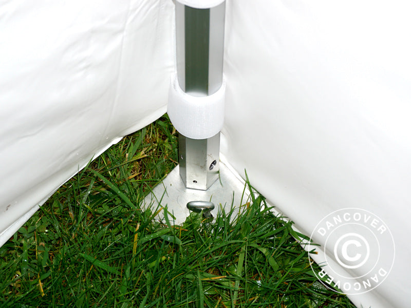 Pop up gazebo FleXtents® Xtreme 50 Exhibition w/sidewalls, 3x3 m, White, Flame Retardant