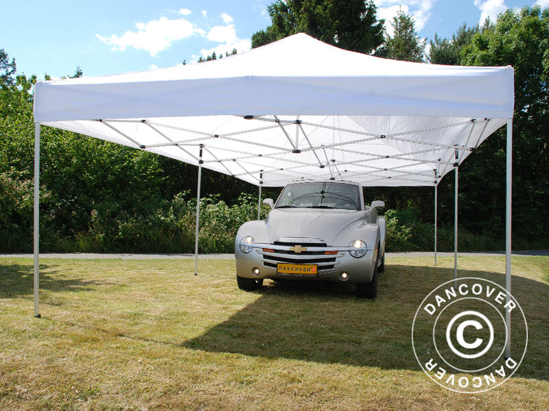 Pop up gazebo FleXtents PRO 4x8 m White, Flame retardant