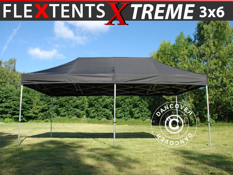 Pop up gazebo FleXtents Xtreme 60 3x6 m Black