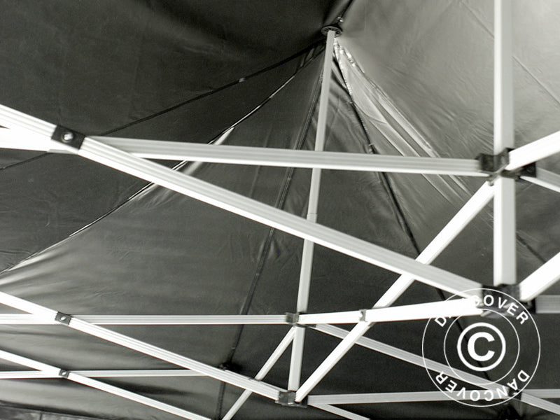 Pop up gazebo FleXtents Xtreme 60 3x6 m Black, incl. 6 sidewalls
