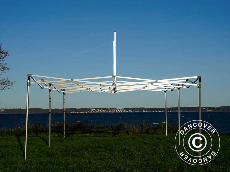 Aluminium frame for pop up gazebo FleXtents Xtreme 60 4x8 m, 6 legs, 60 mm