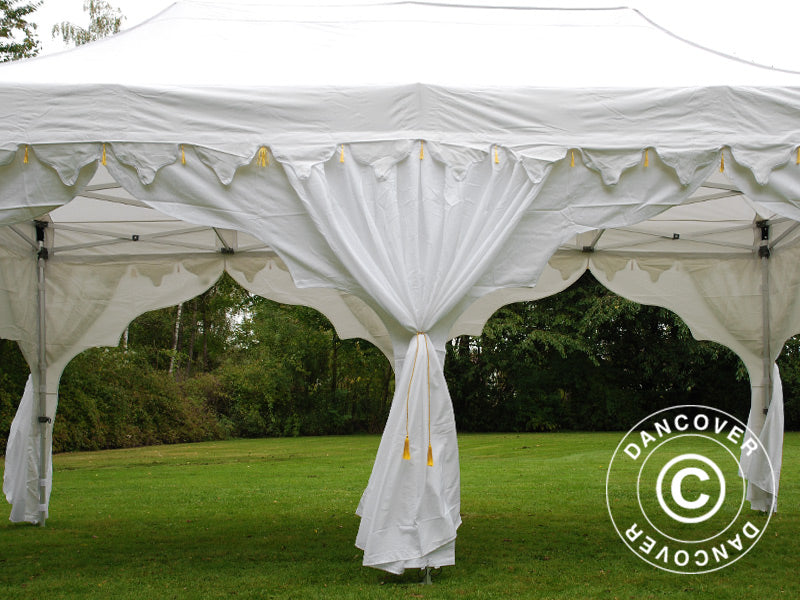 Pop up gazebo FleXtents PRO "Raj" 3x6 m White/Gold