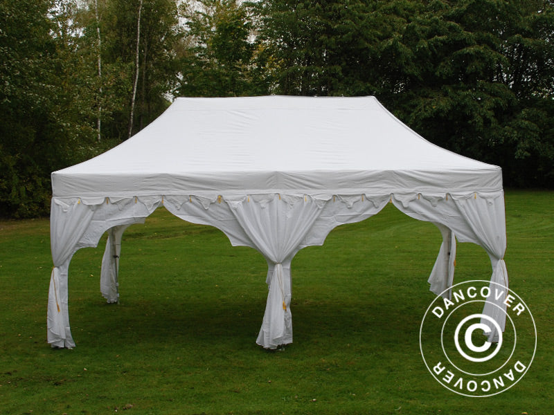 Pop up gazebo FleXtents PRO "Raj" 3x6 m White/Gold