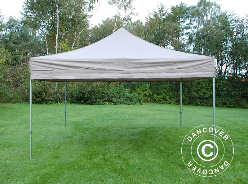 Pop up gazebo FleXtents PRO 4x4 m Latte, incl. 4 sidewalls