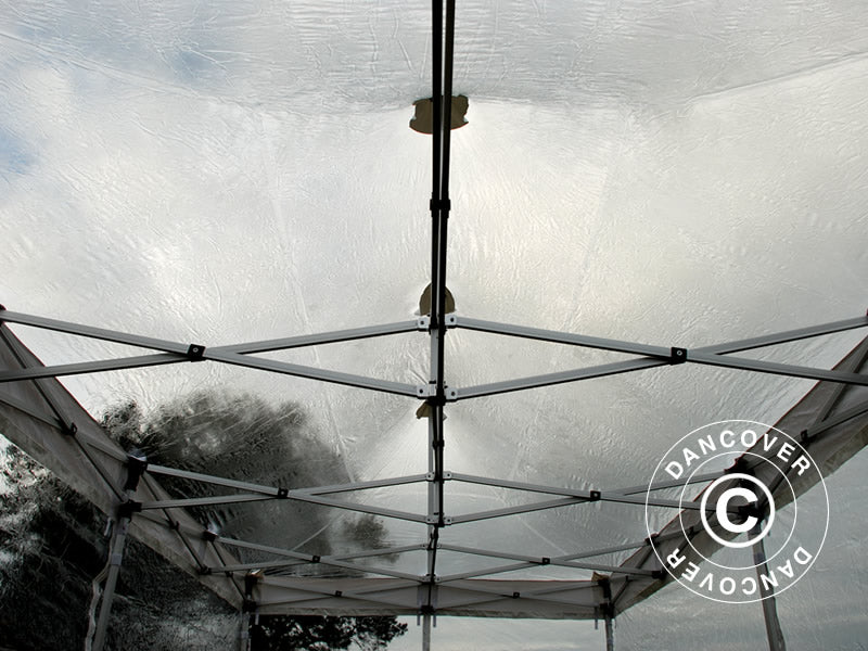 Pop up gazebo FleXtents Xtreme 50 4x6 m Clear, incl. 8 sidewalls