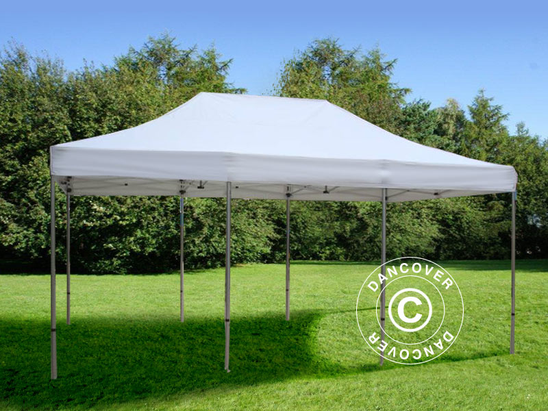 Pop up gazebo FleXtents PRO 4x6 m White, incl. 8 sidewalls