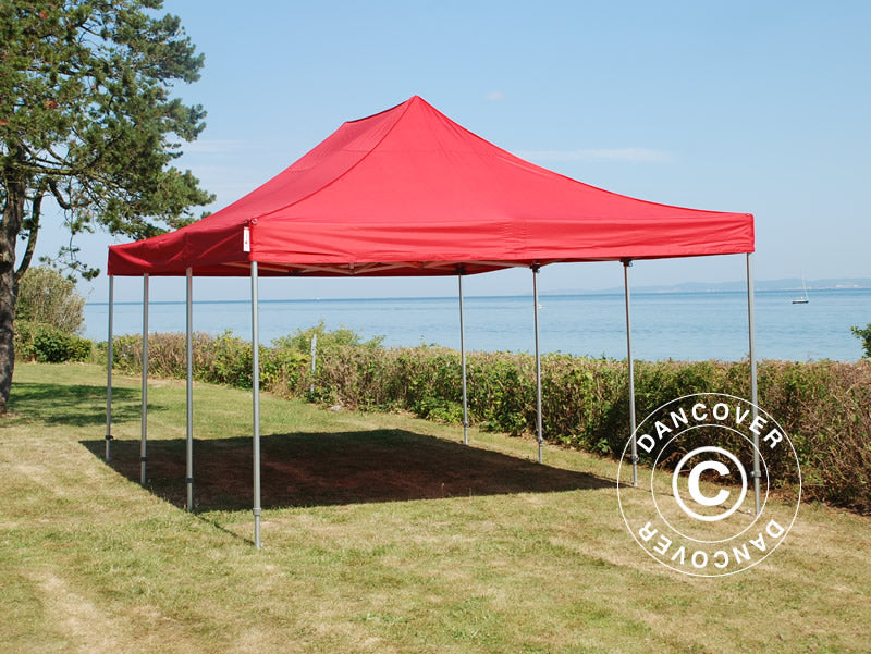 Pop up gazebo FleXtents Xtreme 50 4x6 m Red, incl. 8 sidewalls