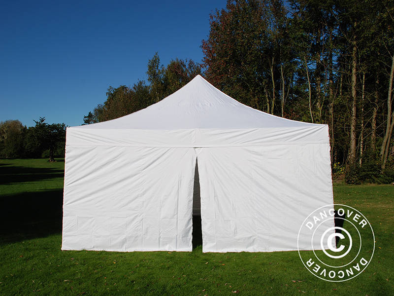 Pop up gazebo FleXtents Xtreme 50 5x5 m White, incl. 4 sidewalls