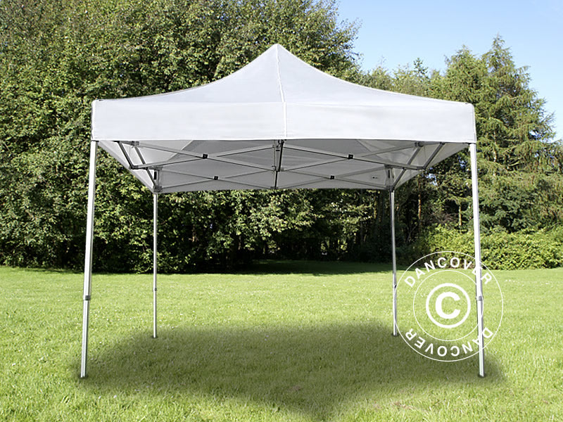Pop up gazebo FleXtents PRO 2.5x2.5 m White, incl. 4 sidewalls