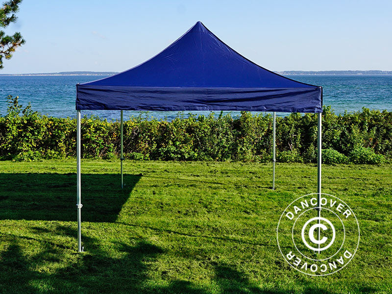 Pop up gazebo FleXtents PRO Steel 3x3 m Dark blue