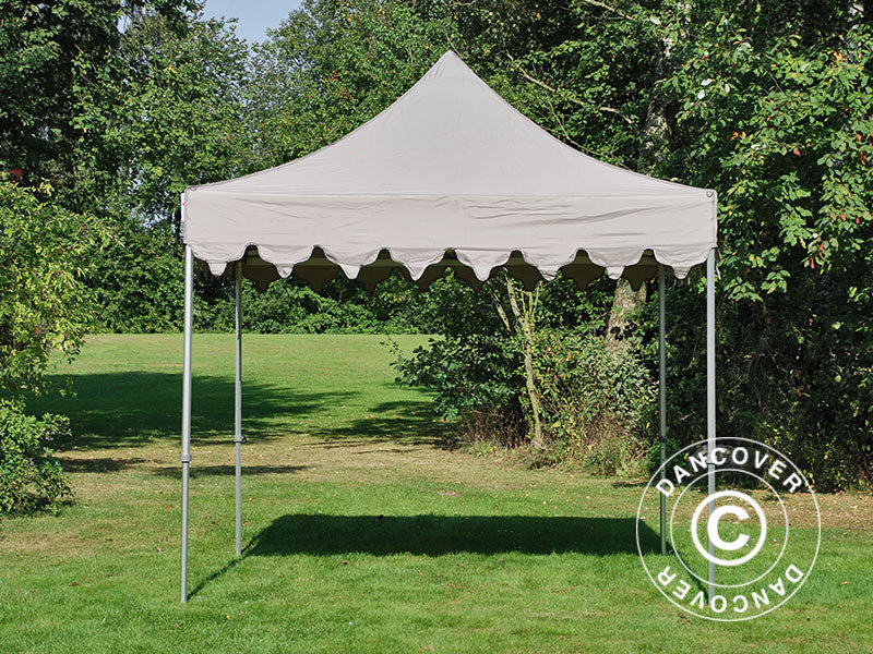 Pop up gazebo FleXtents PRO Steel "Morocco" 3x3 m Latte