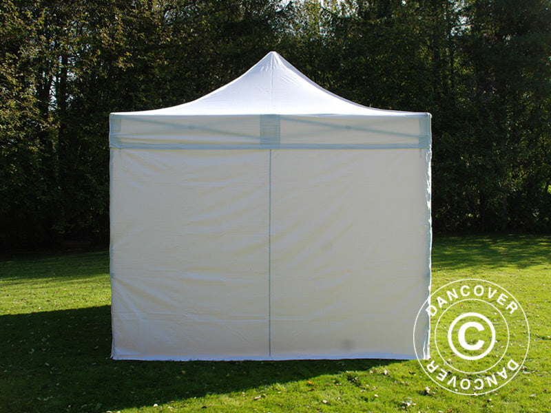 Pop up gazebo FleXtents Basic v.3, 4x4 m White, incl. 4 sidewalls