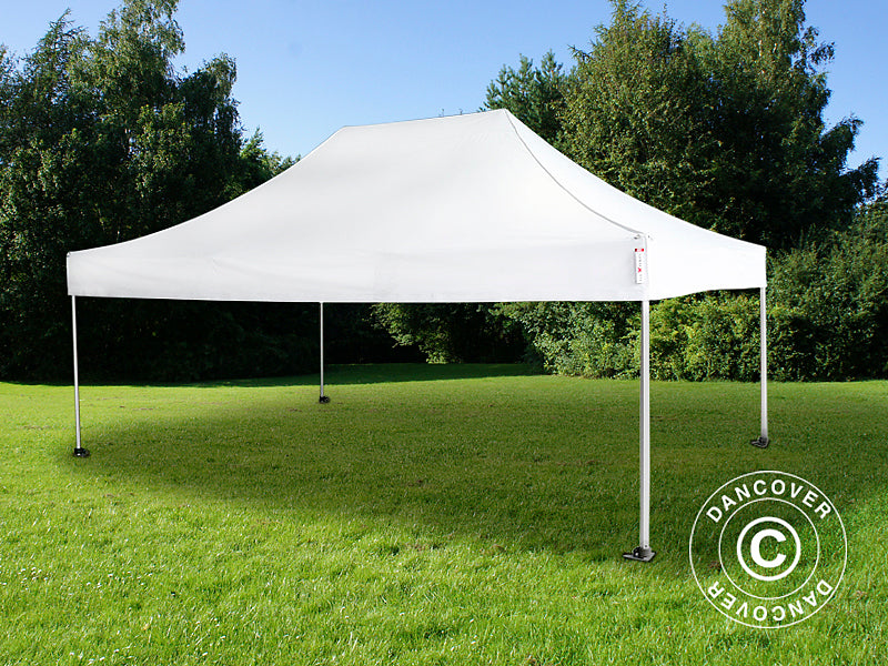 Pop up gazebo FleXtents PRO Steel 3x4.5 m, White, incl. 4 sidewalls