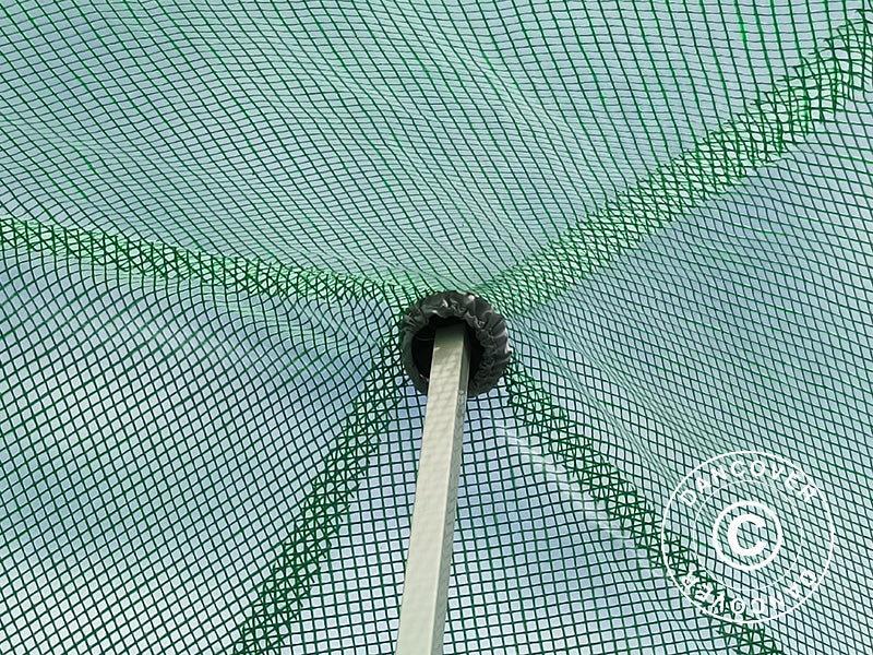 FleX Greenhouse 3x3 m, PE, Transparent/Green