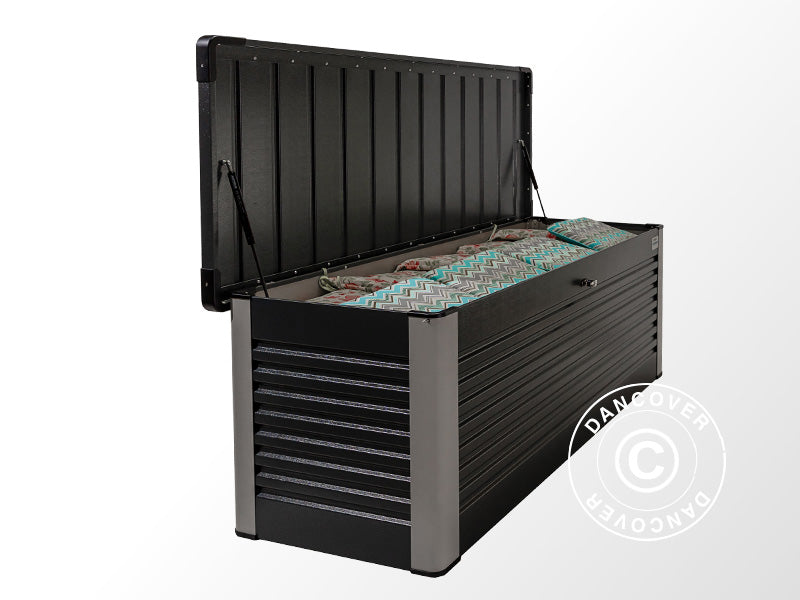 Garden storage box, Protect-a-Box, Trimetals, 0.785x1.875x0.725 m, 1.47 m², Anthracite