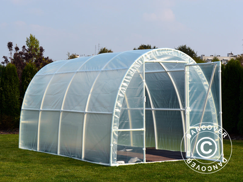 Polytunnel Greenhouse 130, 2.2x3x1.9 m, 6.6 m², Transparent