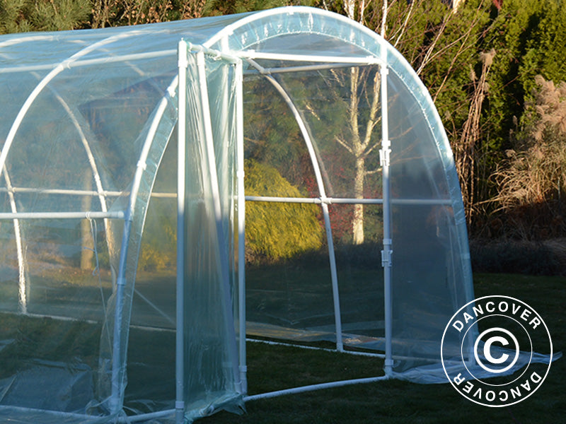 Polytunnel Greenhouse 130, 3x4x2.1 m, 12 m², Transparent