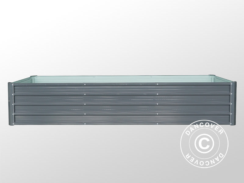 Raised Garden Bed, 0.9x2.44x0.47 m, 1000 l, Anthracite