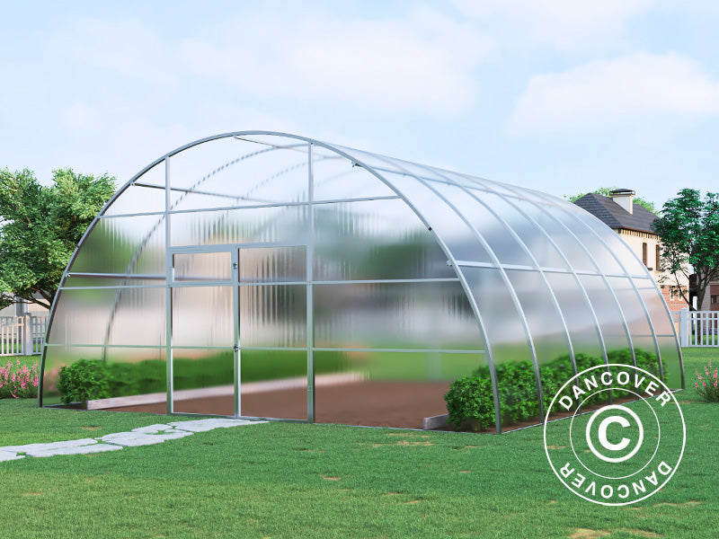 Greenhouse polycarbonate, Strong NOVA 36 m², 6x6 m, Silver