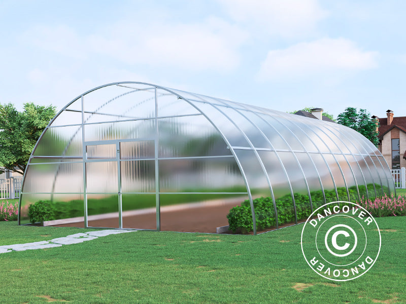 Greenhouse polycarbonate, Strong NOVA 72 m², 6x12 m, Silver