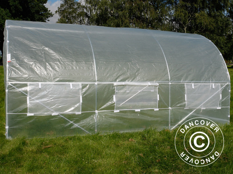 Polytunnel Greenhouse 4x4x2 m, 16 m², Transparent