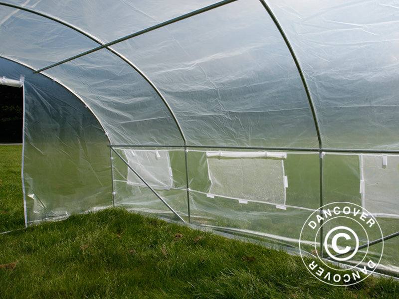 Polytunnel Greenhouse 4x4x2 m, 16 m², Transparent