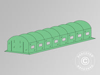 Cover for polytunnel greenhouse, 4x10.6x2 m, 140 g/m² PE, Green