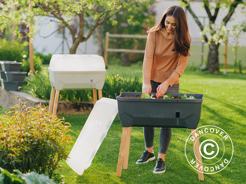 Raised bed, SAMMY SALAD, w/cover and water tank, Anthracite