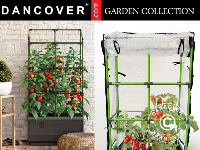 Raised Bed w/Trellis+Cover Winter City Jungle