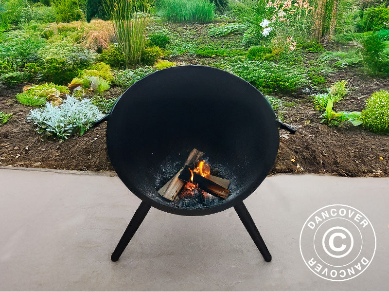 Fire Bowl Half Sphere Ø60 Black – Order now at Dancover