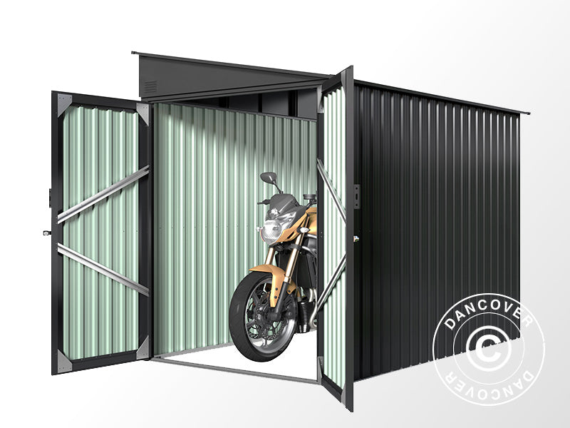 Metal Shed (MC/bikes), 1.7x2.49x2.03 m, 4.25 m², Anthracite