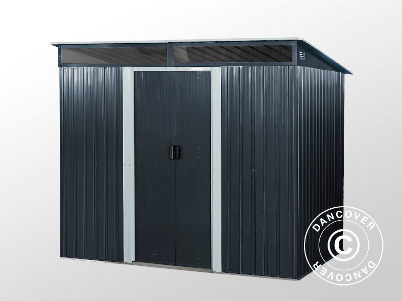 Garden Shed with Skylight 2.38x1.74x1.96 m, 4.14 m², ProShed®, Anthracite/White