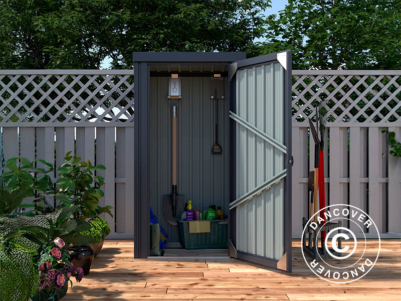 Garden Shed, steel cabinet 0.98x0.81x1.8 m, 0.79 m², ProShed®, Anthracite