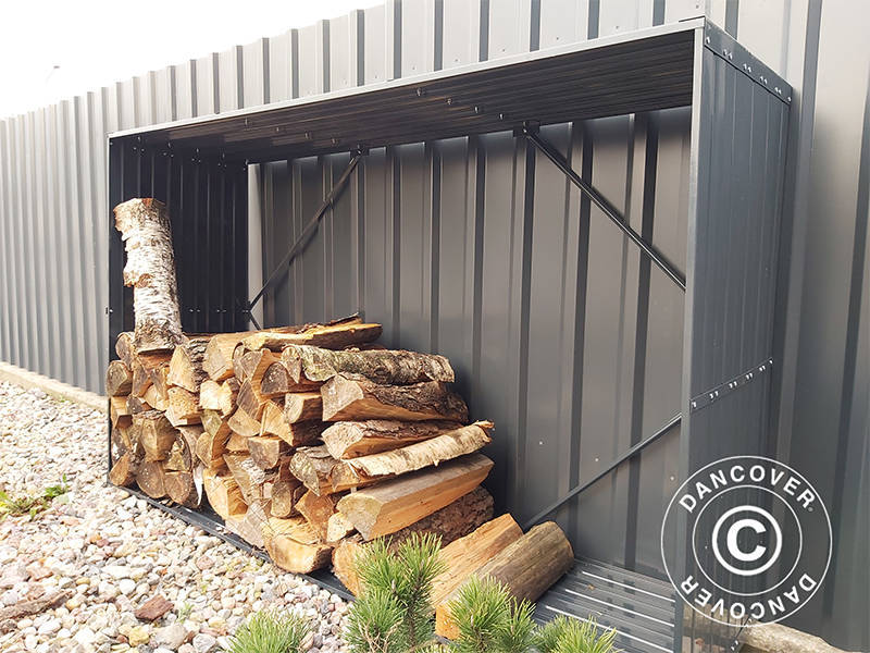 Wood Storage 1,1x1,8x0,5m Anthracite