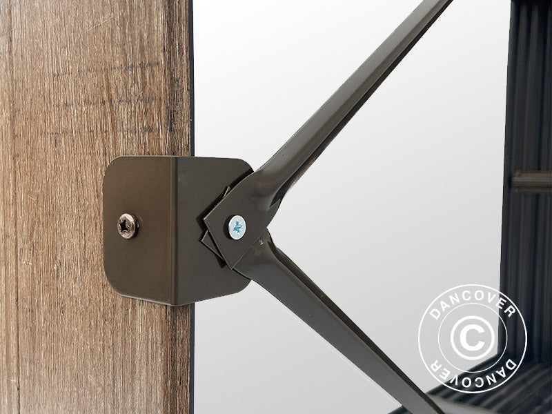 Wood Storage, raised garden bed, GPPS, 1.5x0.5x1 m, 0.75 m²,  Brown ONLY 3 PCS. LEFT