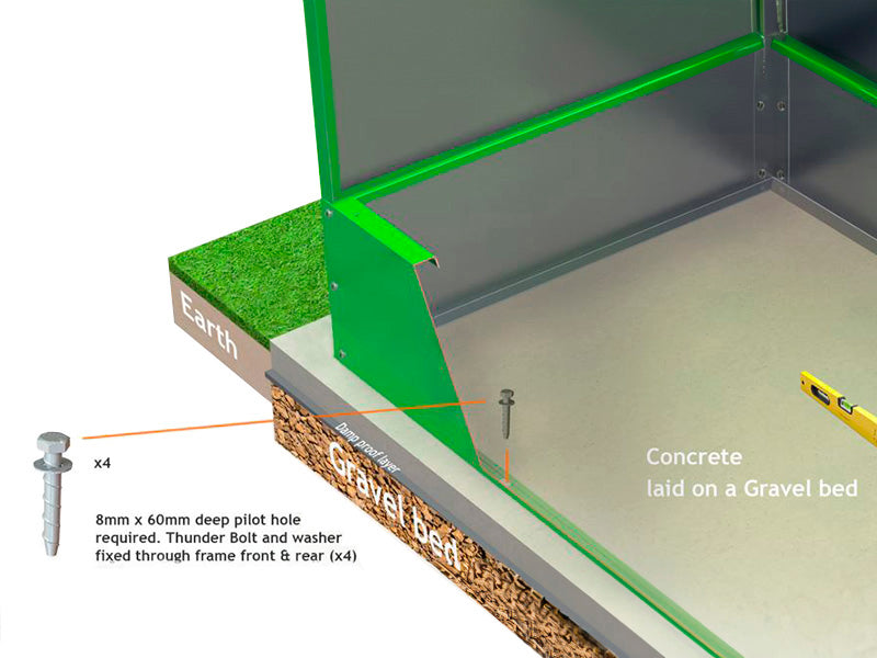 Bike storage, Bicycle Storage Box, Trimetals, 1.96x0.89x1.33 m, 1.74 m²,  Anthracite