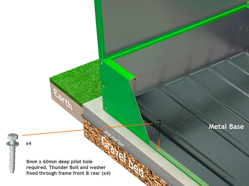Bike storage, Bicycle Storage Box, Trimetals, 1.96x0.89x1.33 m, 1.74 m²,  Anthracite