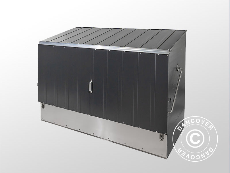 Bike storage w/ramp, Protect-a-Cycle, Trimetals, 1.96x0.89x1.33 m, 1.74 m², Anthracite