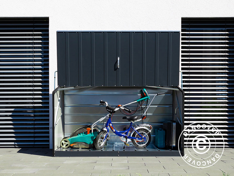 Garden storage box, Storeguard, Trimetals, 1.96x0.89x1.13 m, 1.74 m², Anthracite