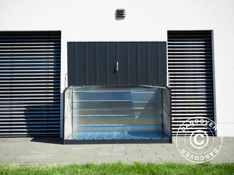 Garden storage box, Storeguard, Trimetals, 1.96x0.89x1.13 m, 1.74 m², Anthracite