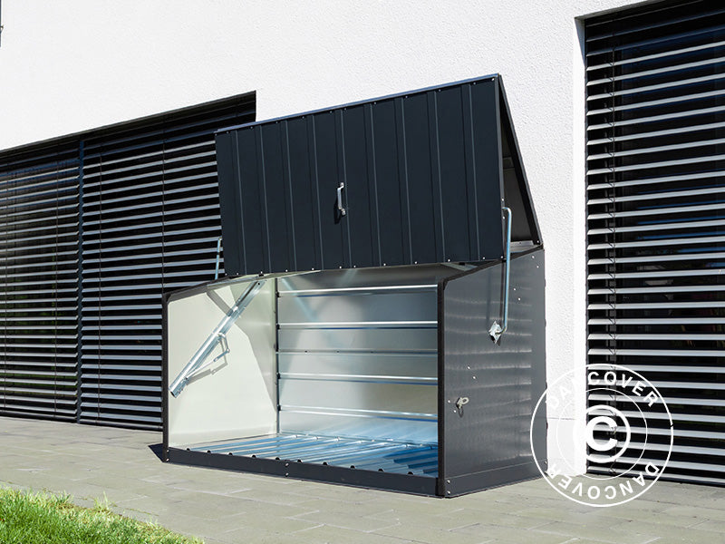 Garden storage box, Storeguard, Trimetals, 1.96x0.89x1.13 m, 1.74 m², Anthracite