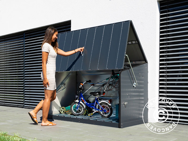 Garden storage box, Storeguard, Trimetals, 1.96x0.89x1.13 m, 1.74 m², Anthracite