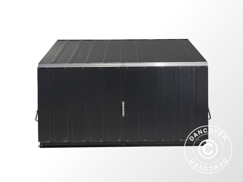 Garden storage box, Storeguard, Trimetals, 1.96x0.89x1.13 m, 1.74 m², Anthracite